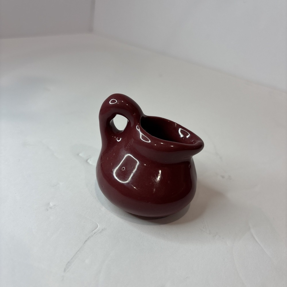 Bybee Pottery Mini Pitcher Maroon Glaze